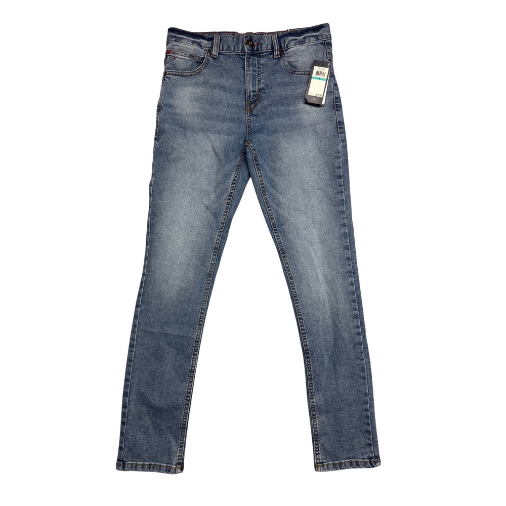 Tommy Hilfiger Boys Stretch Skinny Jeans Stone Blue Size 16 T852137-469 NEW